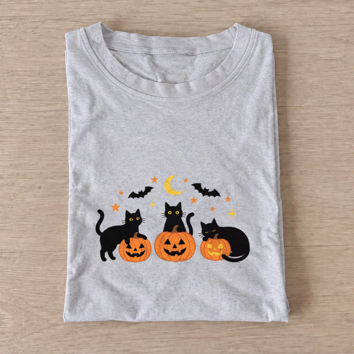 Pumpkin cat trio t shirt gray20pumpkin cat trio.webp