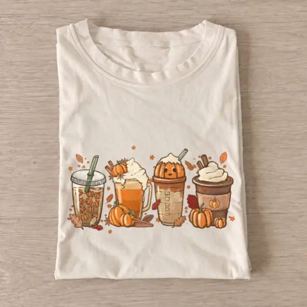 Pumpkin coffee flight t shirt sand20pumpkin coffee flight.webp