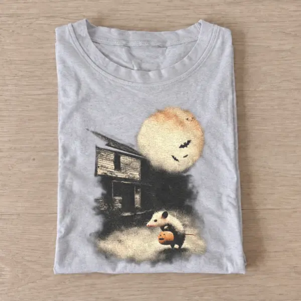 Pumpkin pail opossum t shirt gray20pumpkin pail opossum.webp