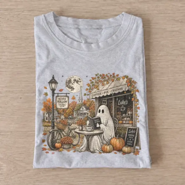 Pumpkin spice ghost t shirt gray20pumpkin spice ghost.webp