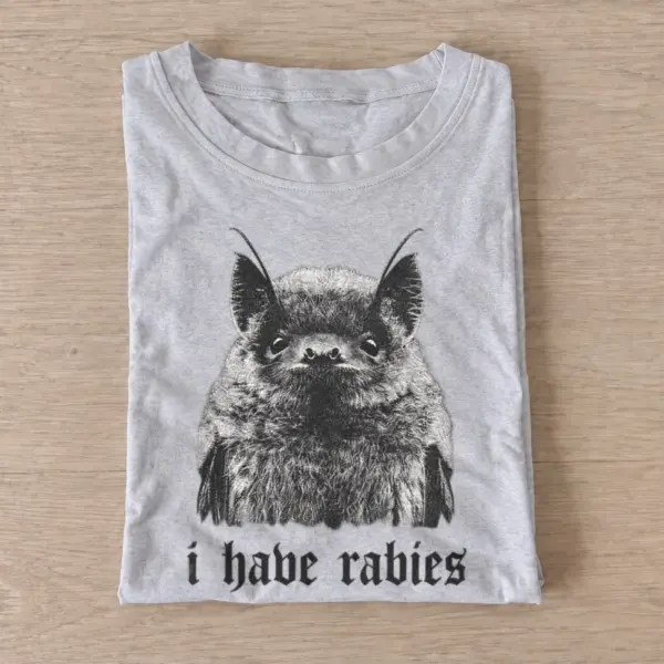 Rabid lynx i have rabies graphic t shirt gray20rabid lynx.webp