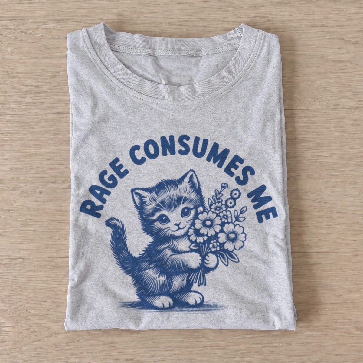 Rage consumes me kitten t shirt gray20rage consumes kitten.webp