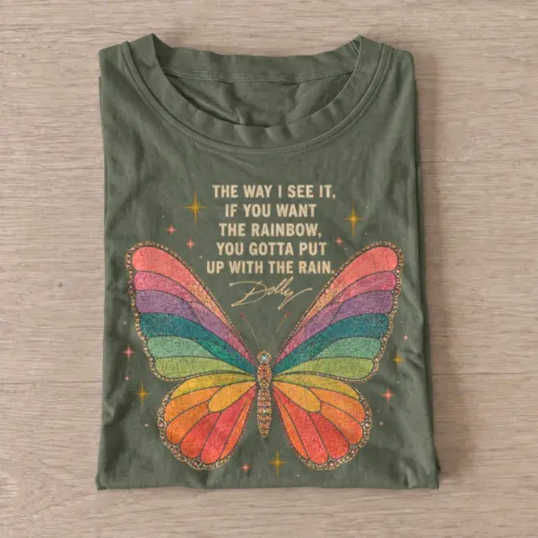 Rainbow butterfly wisdom quote t shirt olive20rainbow butterfly wisdom.webp