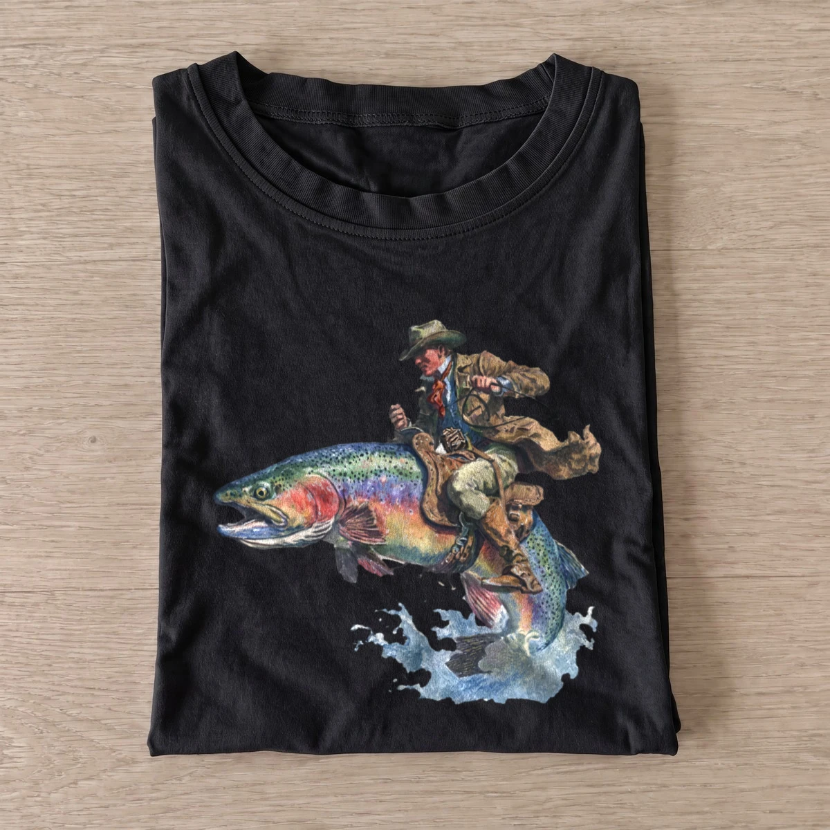 Rainbow rider t shirt black rainbow rider