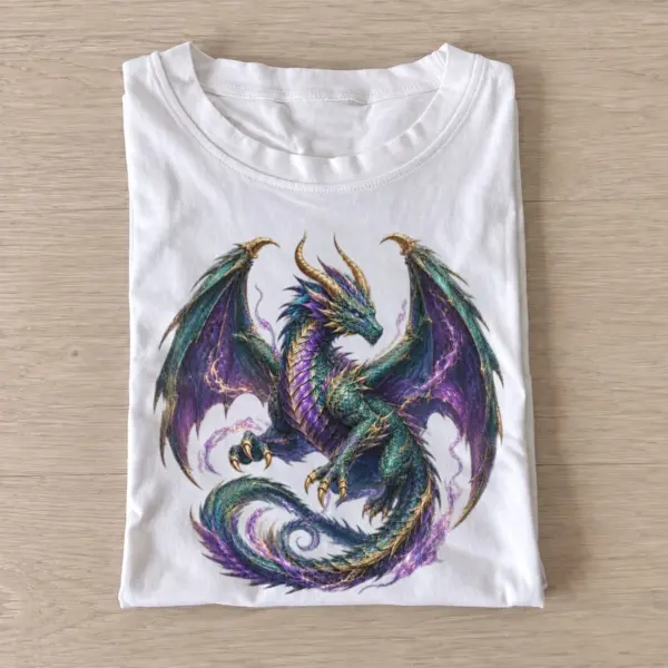 Rainbow winged dragon t shirt white20rainbow winged dragon.webp