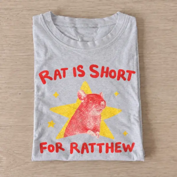 Rat is short for ratthew t shirt gray20rat is ratthew.webp