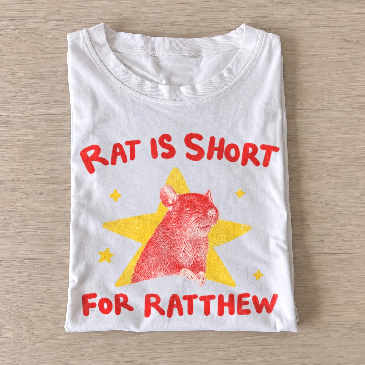 Rat is short for ratthew t shirt white20rat is ratthew.webp