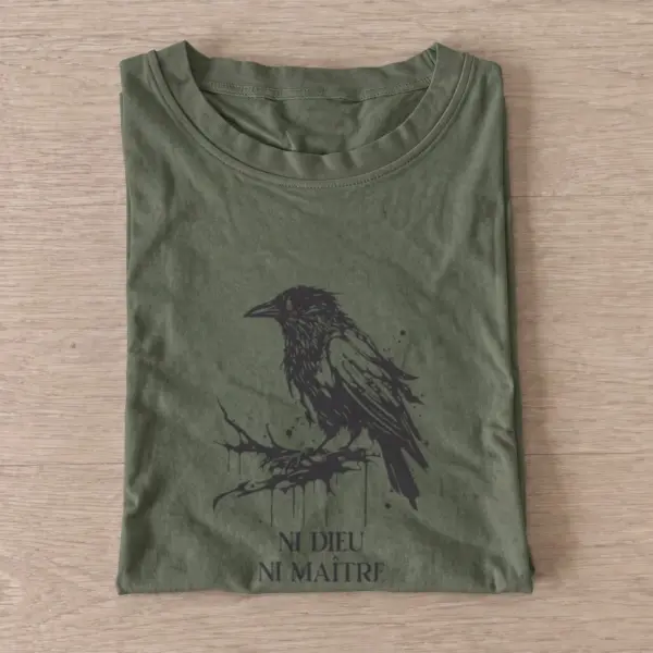 Rebel ink crow t shirt olive20rebel ink crow.webp