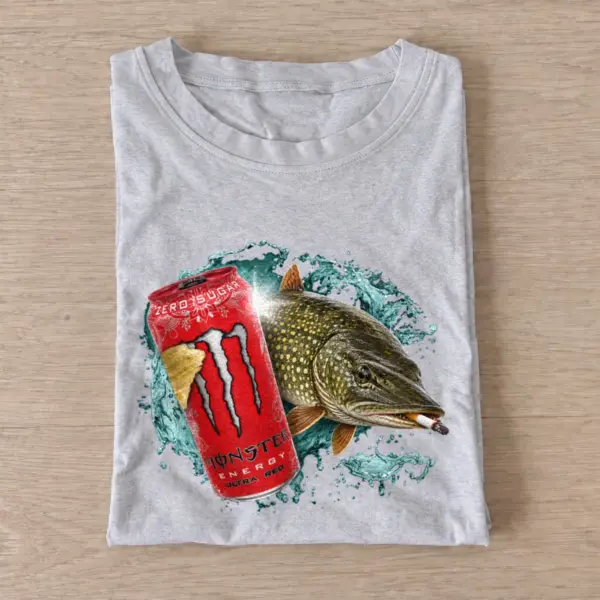 Red energy pike t shirt gray20red energy pike.webp