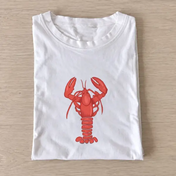 Red lobster t shirt white20red lobster.webp