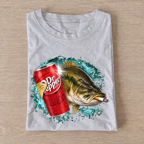 Red soda bass t shirt gray20red soda bass.webp