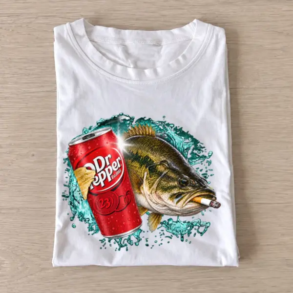 Red soda bass t shirt white20red soda bass.webp