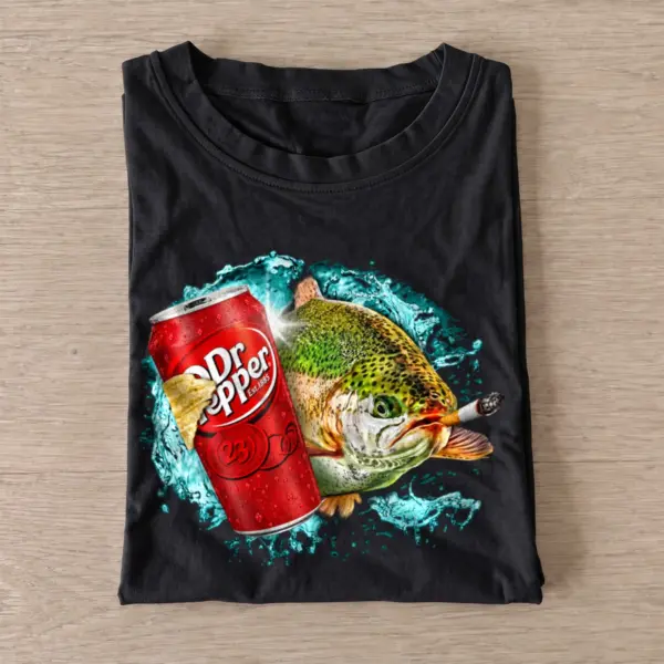 Red soda trout t shirt black20red20soda20trout.webp
