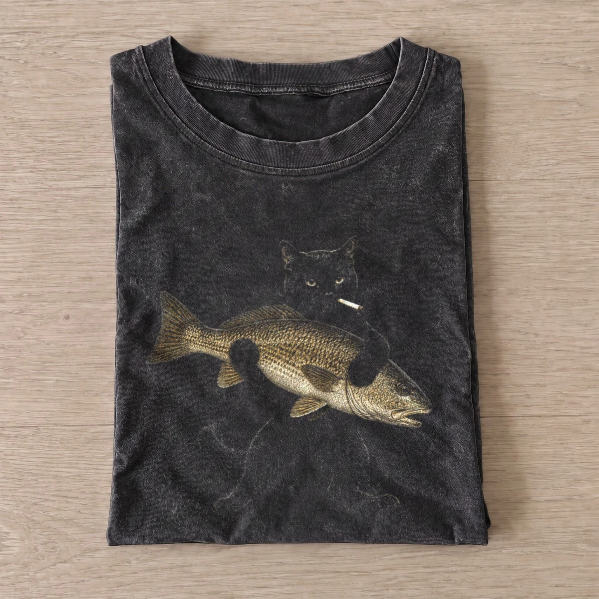 Redfish Bandit Vintage Fishing T-Shirt — graphic design