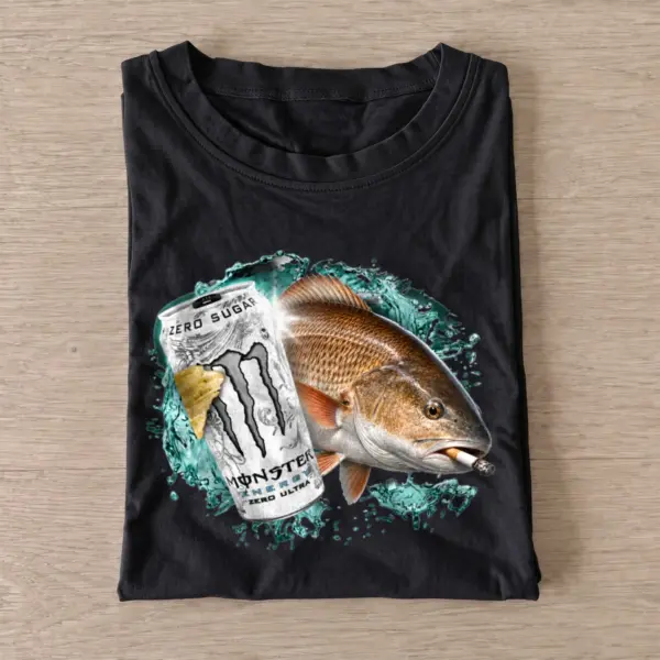 Redfish energy t shirt black20redfish energy.webp