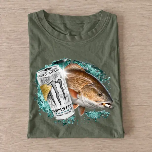 Redfish energy t shirt olive20redfish energy.webp