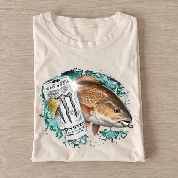 Redfish energy t shirt sand20redfish energy.webp