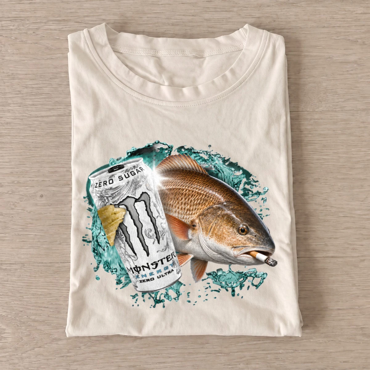 Redfish energy t shirt sand20redfish energy.webp
