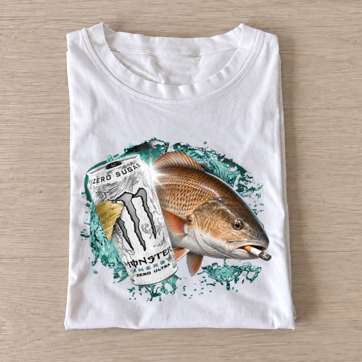 Redfish energy t shirt white20redfish energy.webp