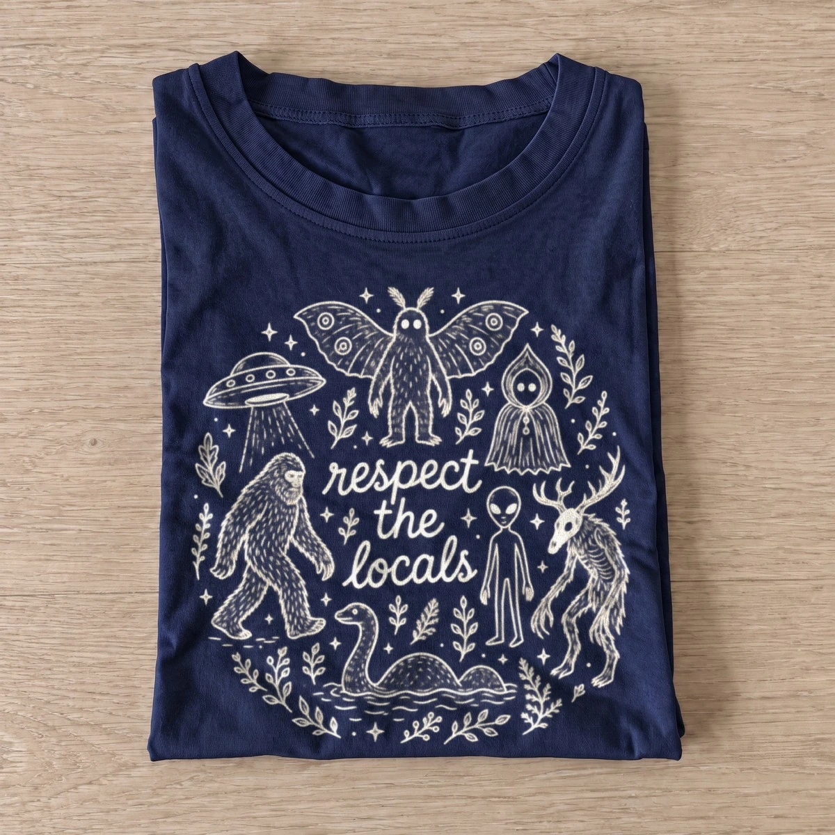 Respect cryptid neighbors t shirt navy20respect cryptid neighbors.webp
