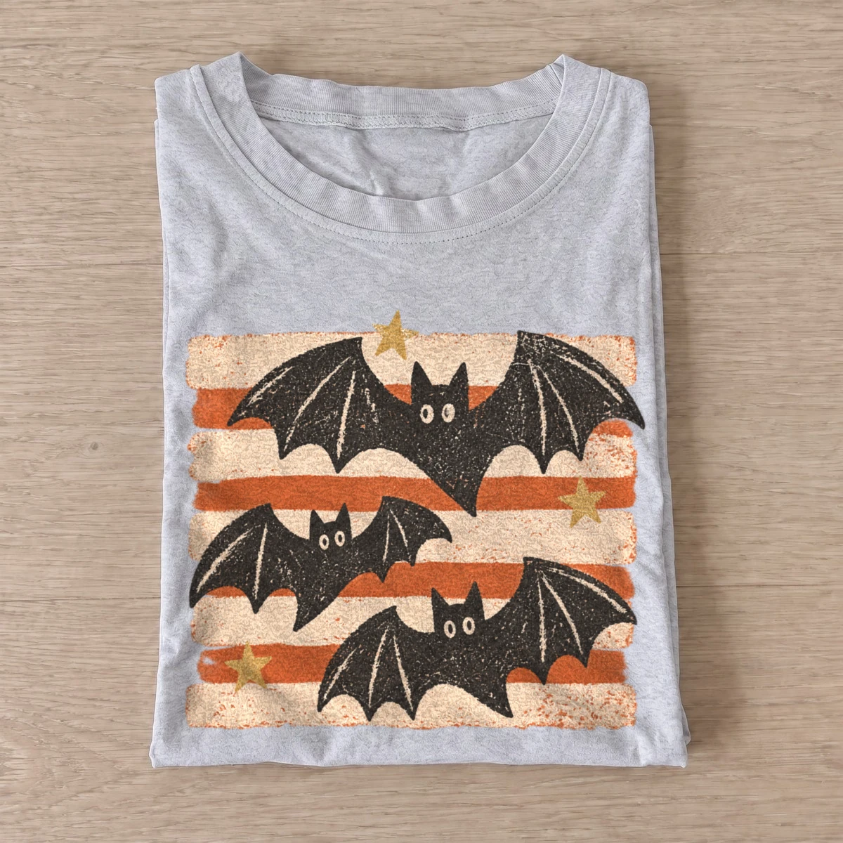 Retro bat trio halloween t shirt gray20retro bat trio.webp