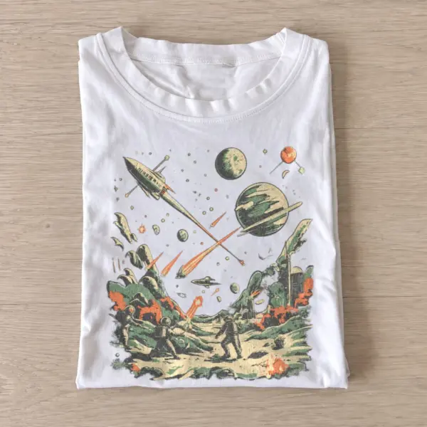 Retro space adventure t shirt white20retro space adventure.webp