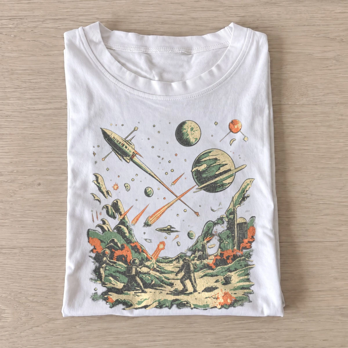 Retro space adventure t shirt white20retro space adventure.webp