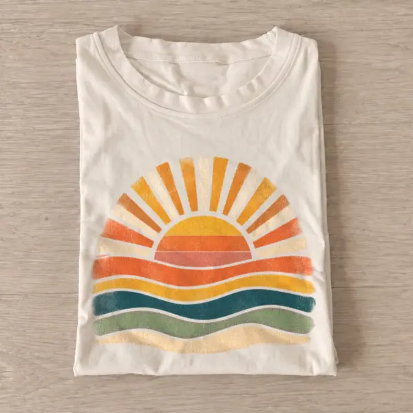 Retro wave sunrise t shirt sand20retro wave sunrise.webp