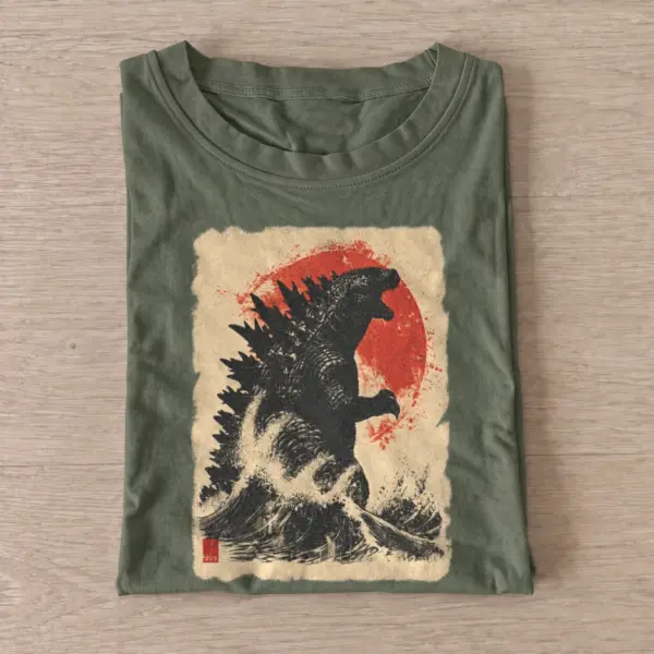 Rising sea monster t shirt olive20rising sea monster.webp