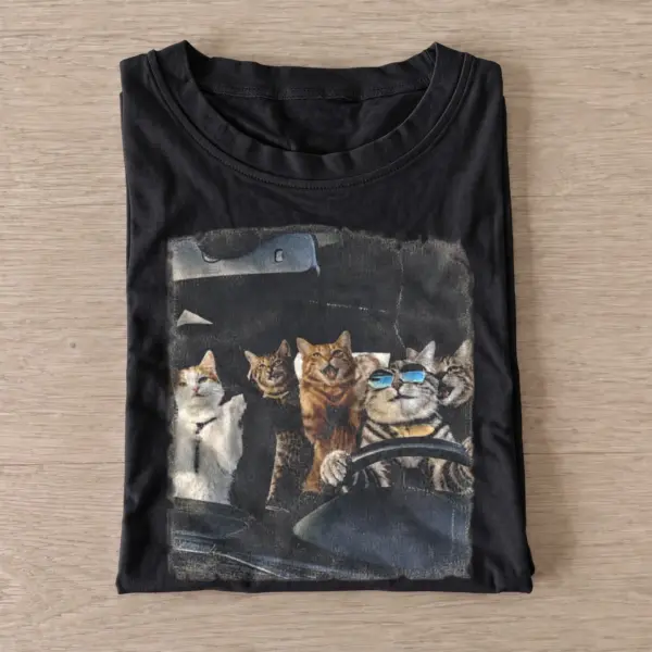 Road trip cats t shirt black20road trip cats.webp