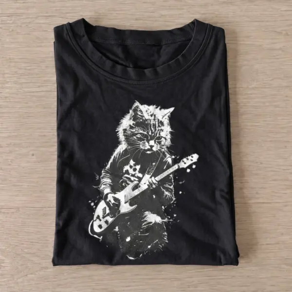 Rock guitar cat t shirt black20rock guitar cat.webp