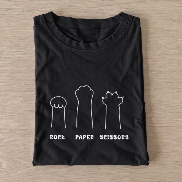 Rock paper scissors paws t shirt black20rock paper scissors paws.webp