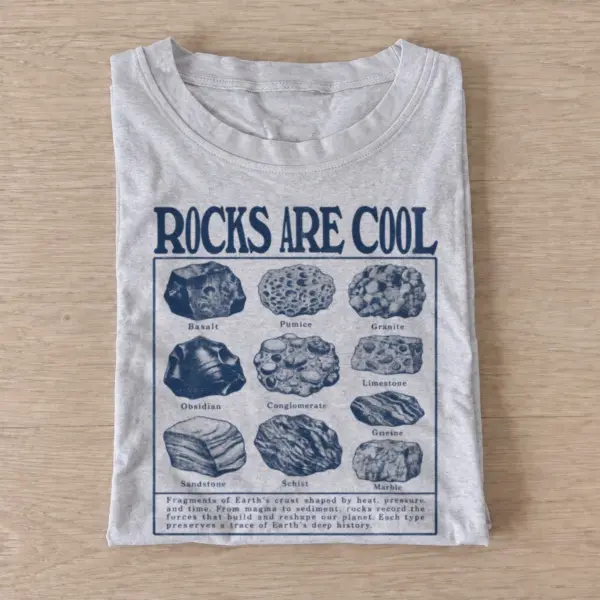 Rocks are cool geology specimen t shirt gray20rocks are cool.webp