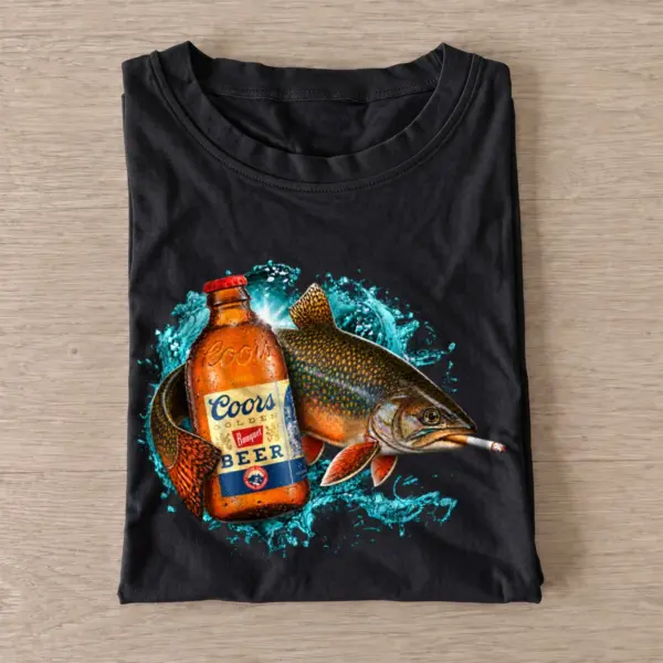 Rocky gold brook trout smoke t shirt black20rocky20gold20brook20trout20smoke.webp