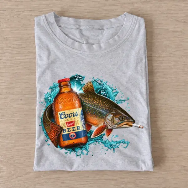 Rocky gold brook trout smoke t shirt gray20rocky20gold20brook20trout20smoke.webp