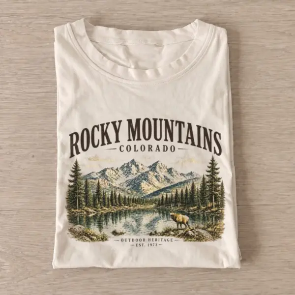 Rocky mountains colorado lake t shirt sand20rocky mountain lake.webp