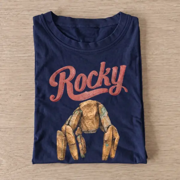 Rocky stone alien friend t shirt navy20stone alien friend.webp