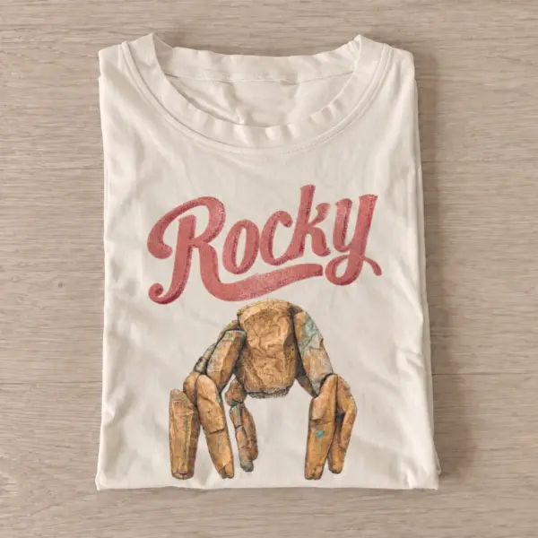 Rocky stone alien friend t shirt sand20stone alien friend.webp