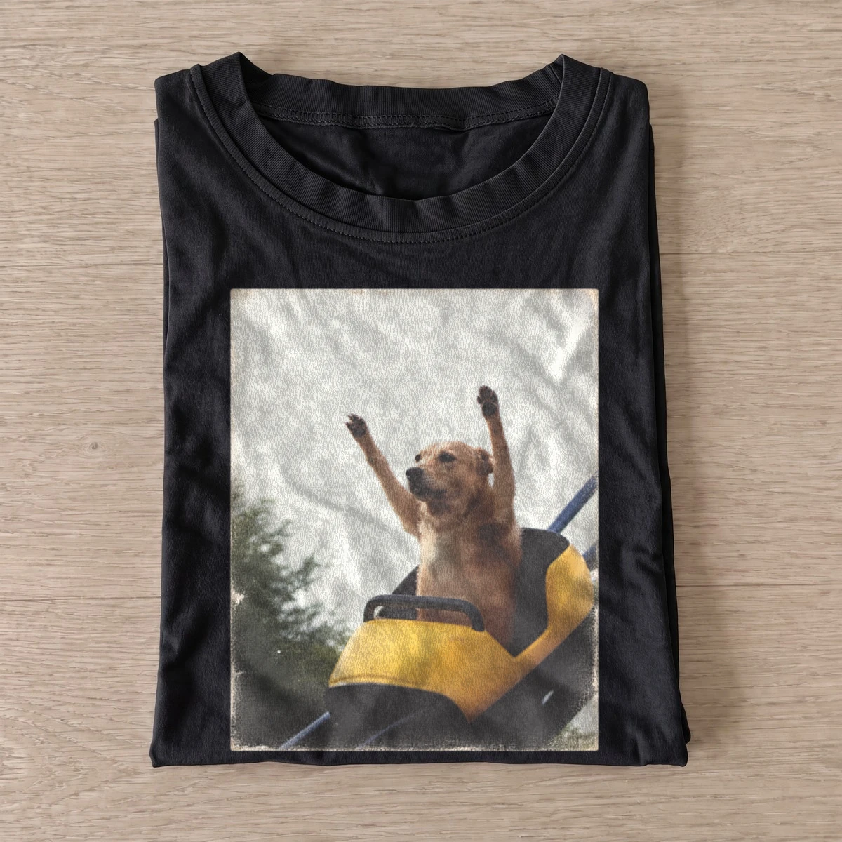 Rollercoaster dog t shirt black20rollercoaster dog.webp
