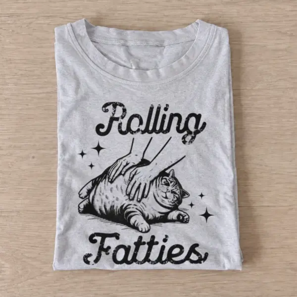 Rolling fatties cat t shirt gray20rolling fatties cat.webp