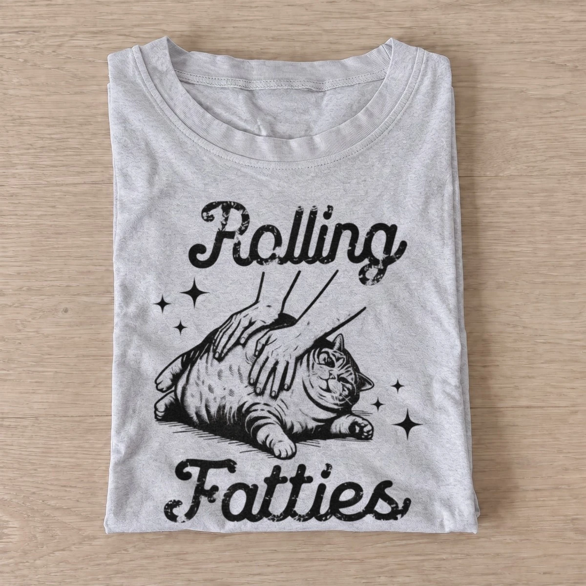 Rolling fatties cat t shirt gray20rolling fatties cat.webp