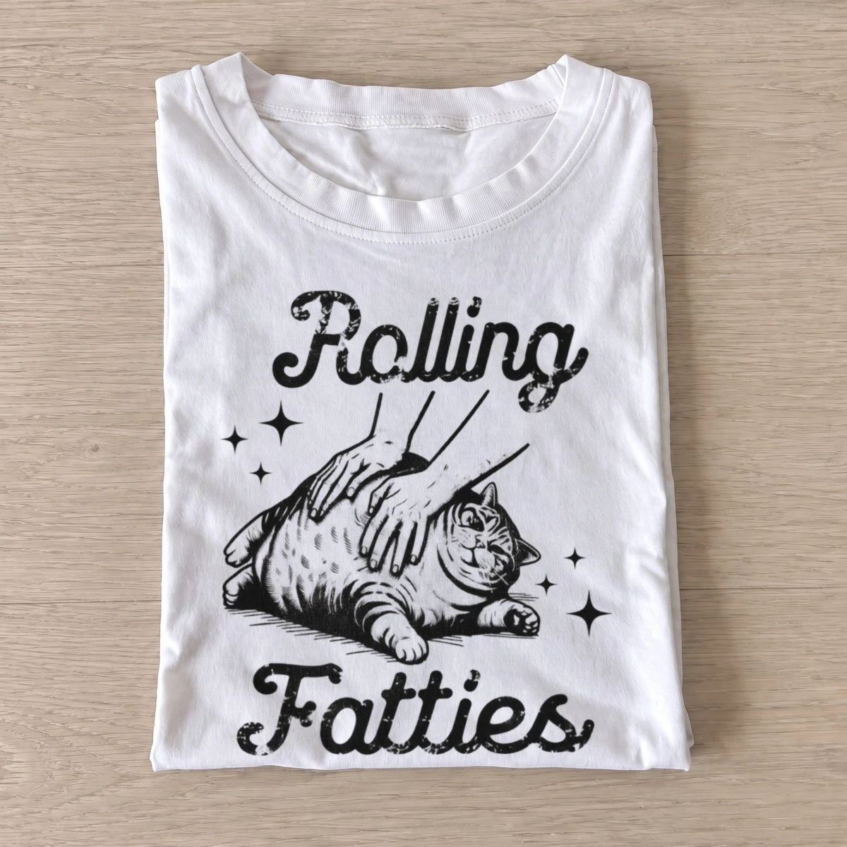 Rolling fatties cat t shirt white20rolling fatties cat.webp