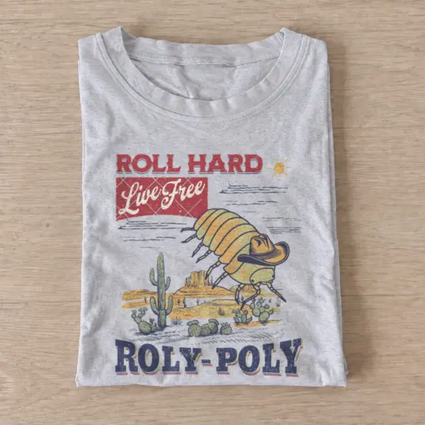 Roly poly cowboy t shirt gray20roly poly cowboy.webp
