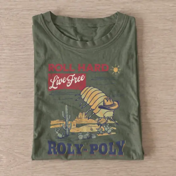 Roly poly cowboy t shirt olive20roly poly cowboy.webp