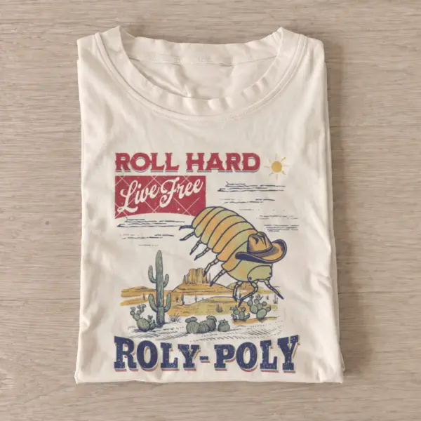 Roly poly cowboy t shirt sand20roly poly cowboy.webp