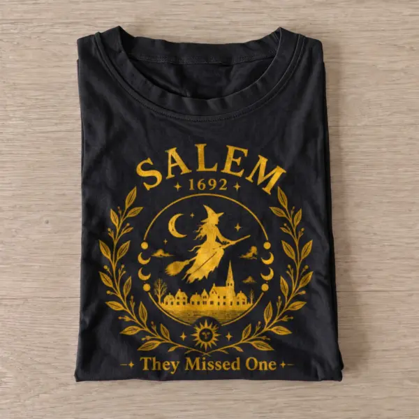 Salem 1692 they missed one witch t shirt black20salem missed one.webp