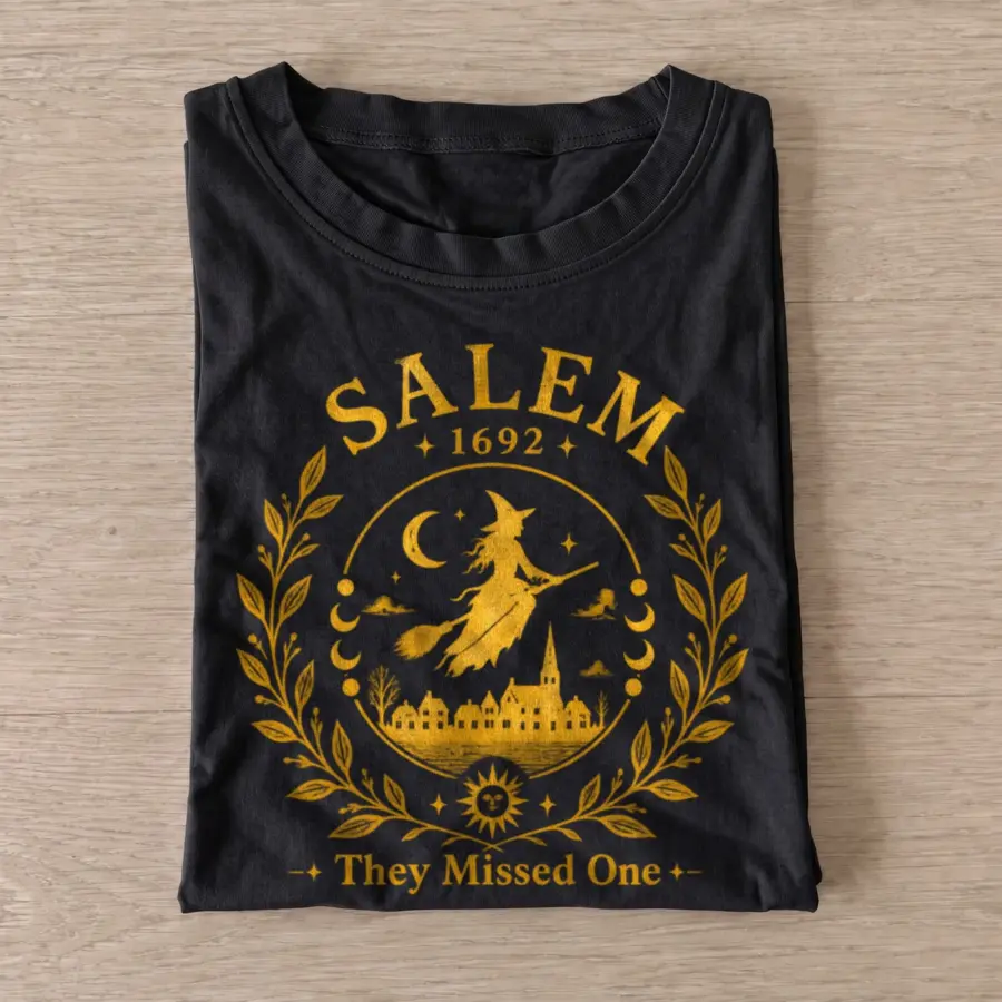 Salem 1692 they missed one witch t shirt black20salem missed one.webp