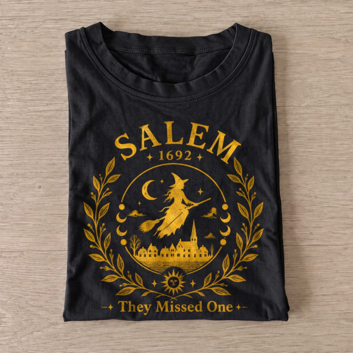 Salem 1692 they missed one witch t shirt black20salem missed one.webp
