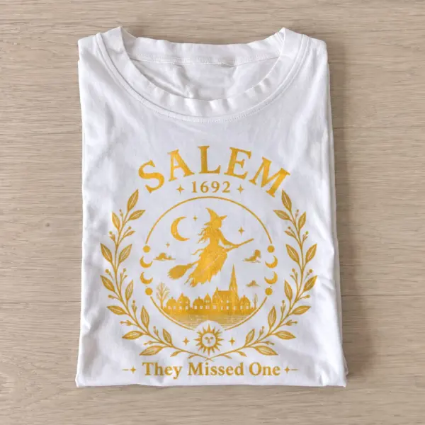 Salem 1692 they missed one witch t shirt white20salem missed one.webp