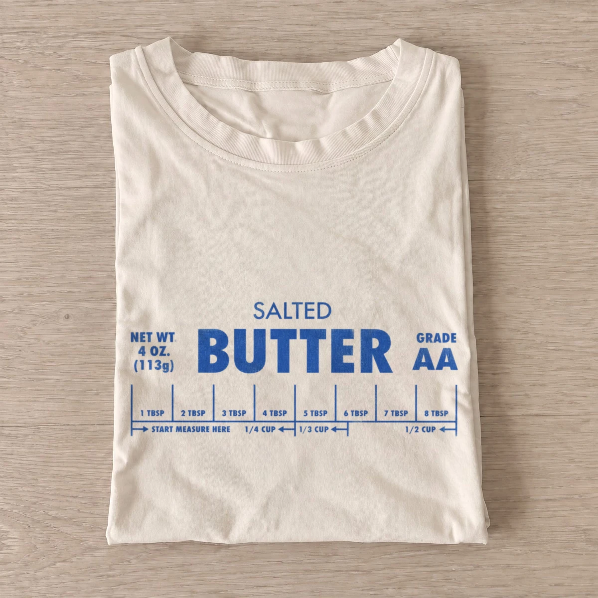Salted butter wrapper graphic t shirt sand20salted butter.webp